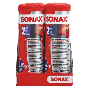 SONAX 416241 Mikroszálas kendő külső használatra – 2 db