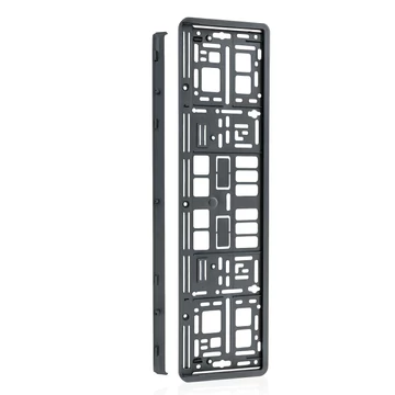 Univerzális fekete rendszámtábla tartó