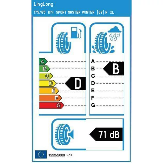 LINGLONG 175/65 R14 SPORT MASTER WINTER 86H XL téli gumi