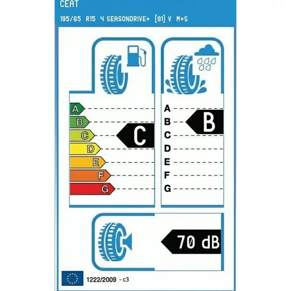 CEAT 195/65 R15 4 SeasonDrive+ 91V négyévszakos gumi