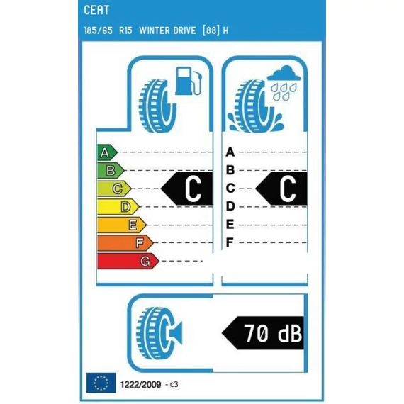  CEAT 185/65 R15 WINTER DRIVE 88H téli gumi