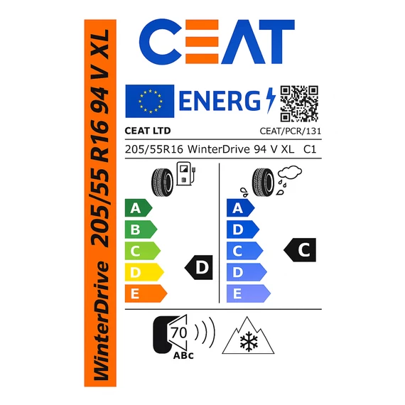 CEAT 205/55 r16 WINTER DRIVE 94V XL téli gumi