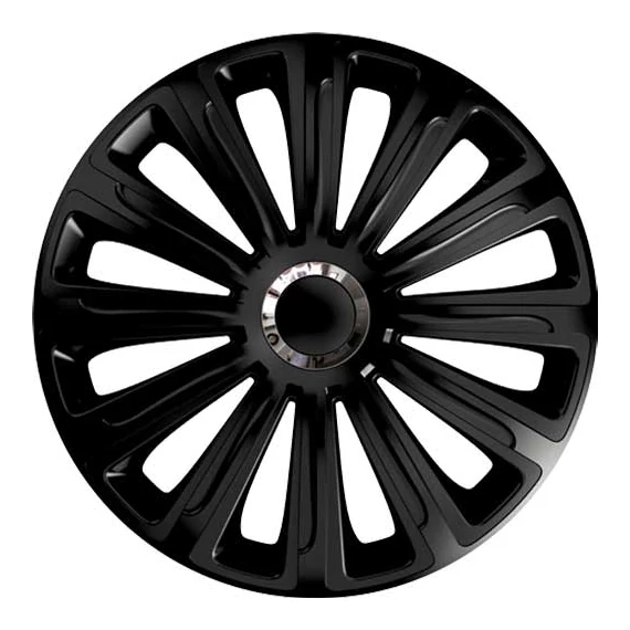 Versaco 16” Trend Ring Chrome Black dísztárcsa garnitúra (4 db)