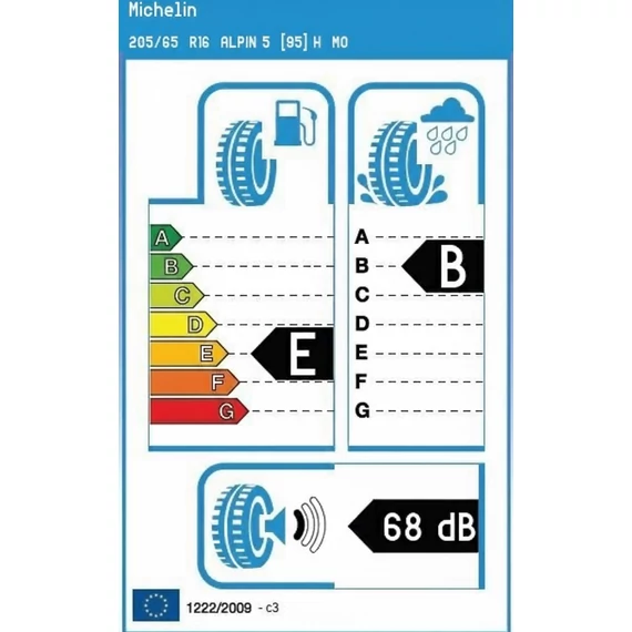Michelin Alpin 5 205/65 R16 95H MO téli gumi