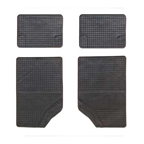 Univerzális gumiszőnyeg garnitúra – 4 db-os, fekete