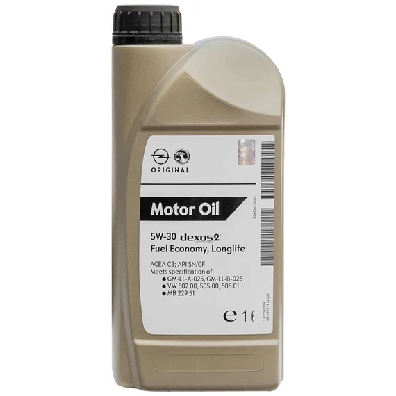 GM (Opel) 5W-30 dexos2 motorolaj 1 liter