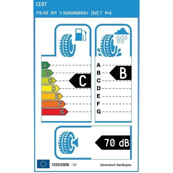 CEAT 4 SeasonDrive+ 175/65 R14 82T négyévszakos gumiabroncs