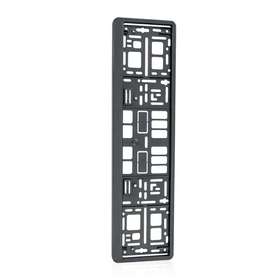 Univerzális fekete rendszámtábla tartó