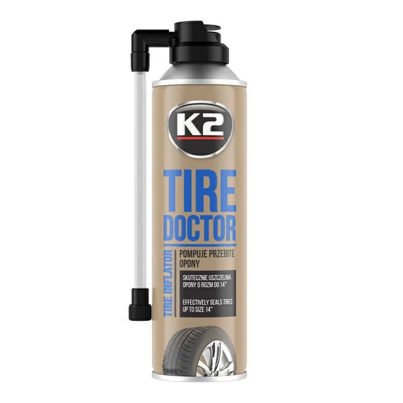 K2 TIRE DOKTOR Defektjavító spray 400ml