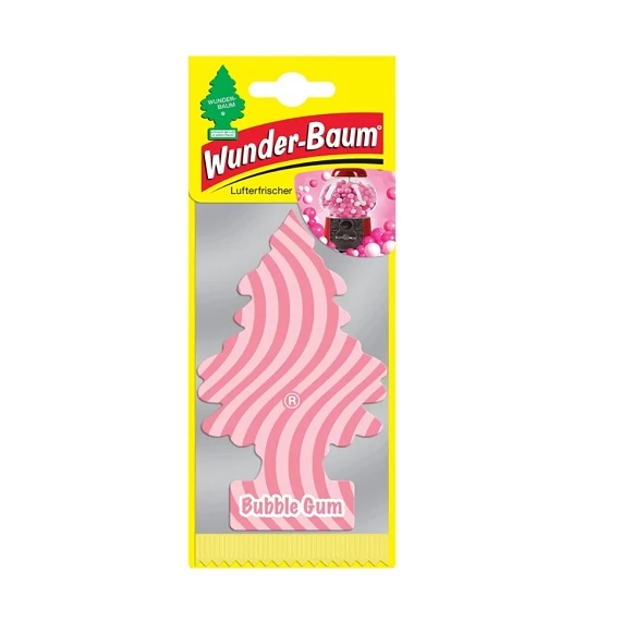 Wunderbaum autós illatosító – Bubble Gum (rágógumi)
